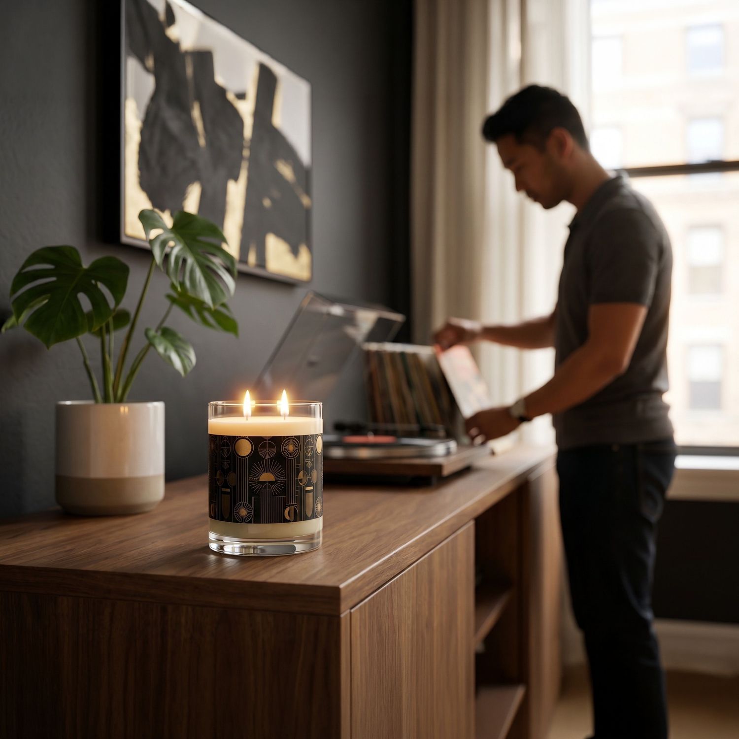 Solstice | Scented Soy Candle in a Reusable Art Jar