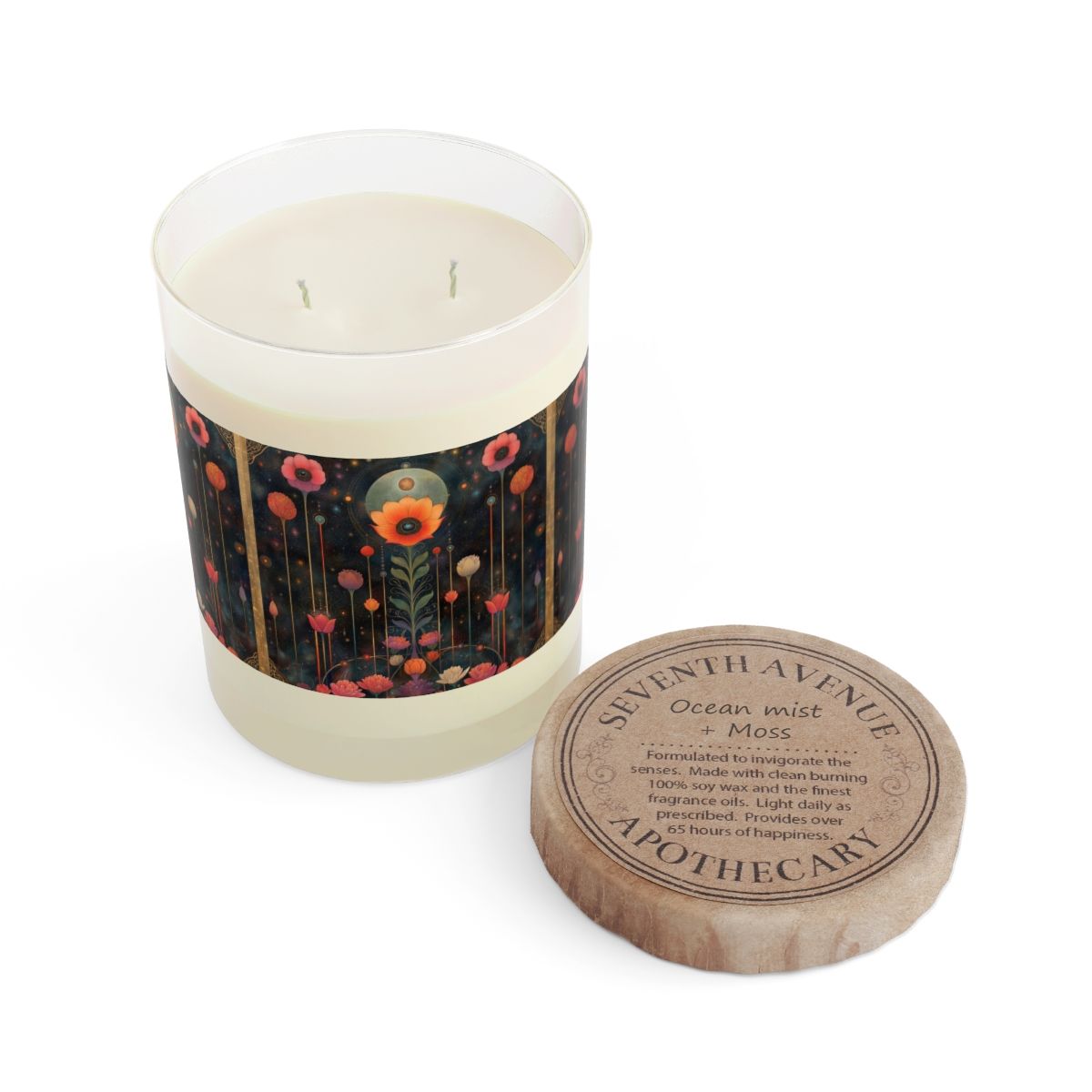 Solace | Scented Soy Candle in a Reusable Art Jar