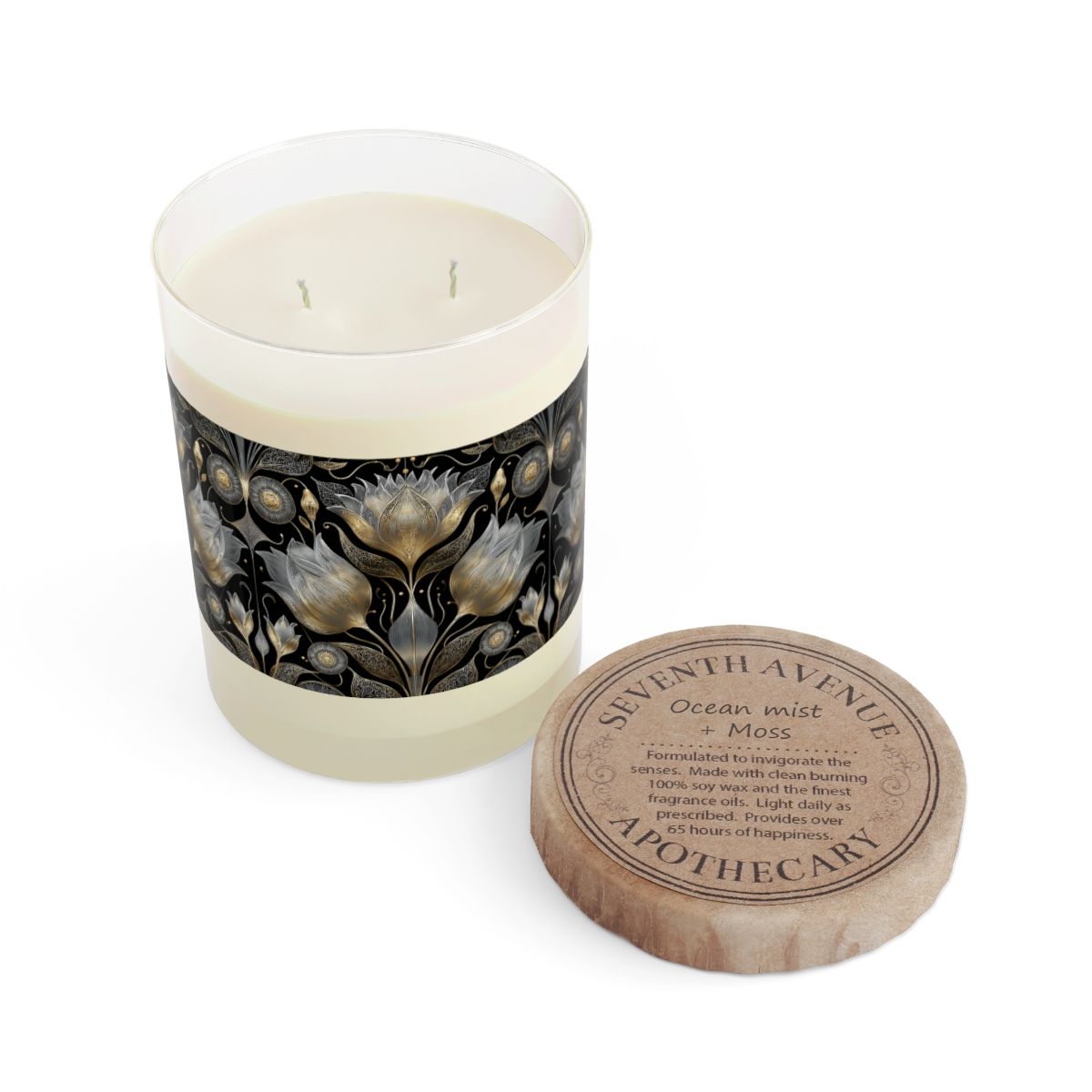 Flourish | Scented Soy Candle in a Reusable Art Jar