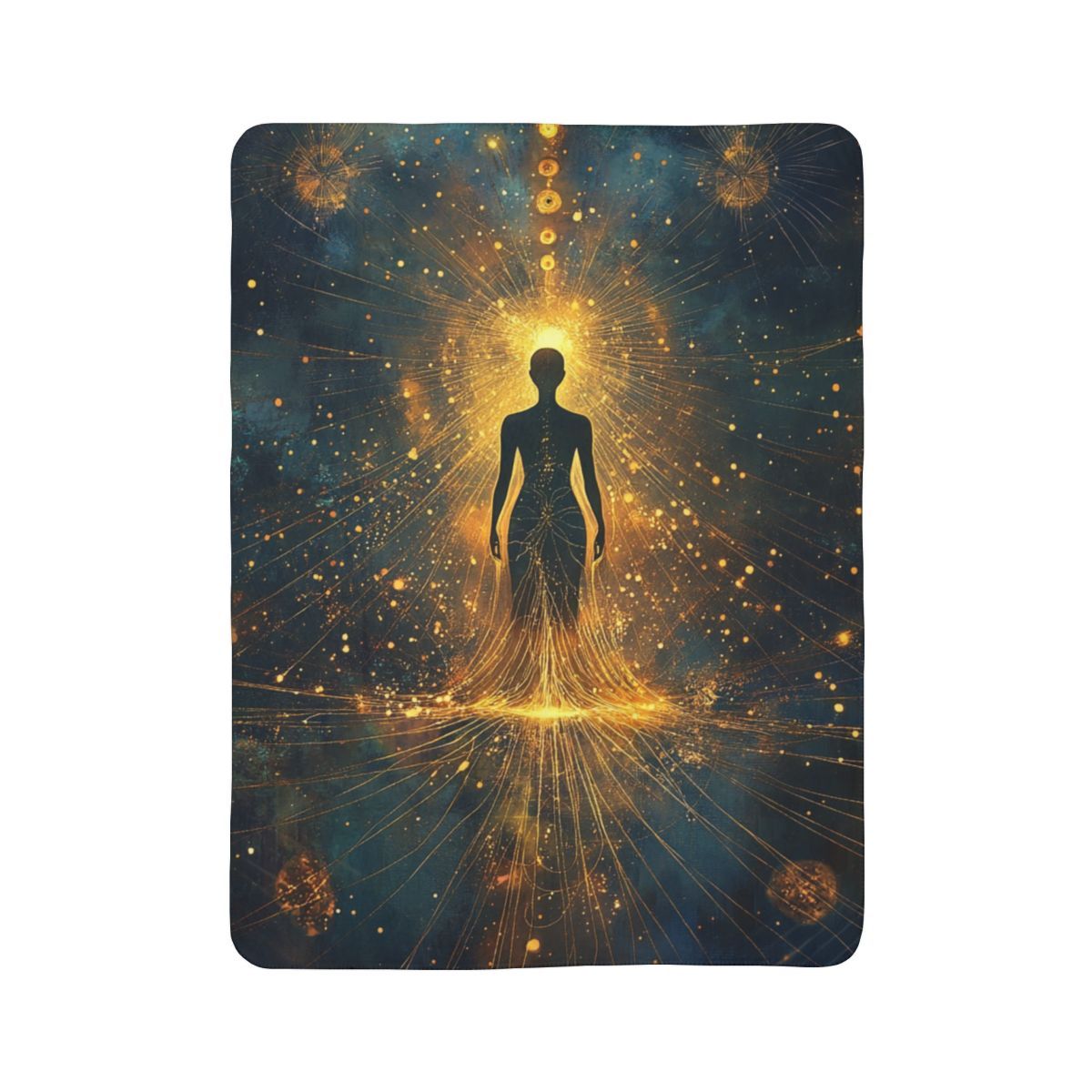 Radiant Ascension Cosmic Energy Sherpa Blanket