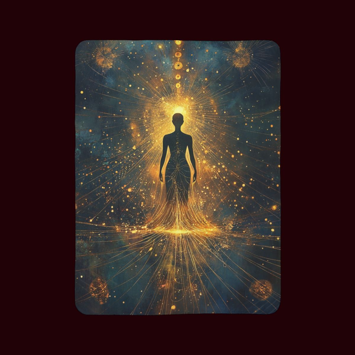 Cosmic Alignment | Fleece Sherpa Blanket