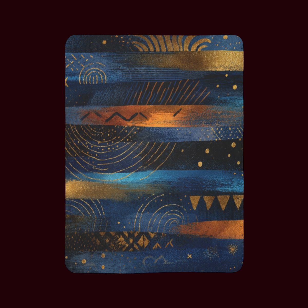 Quiet Hours | Fleece Sherpa Blanket