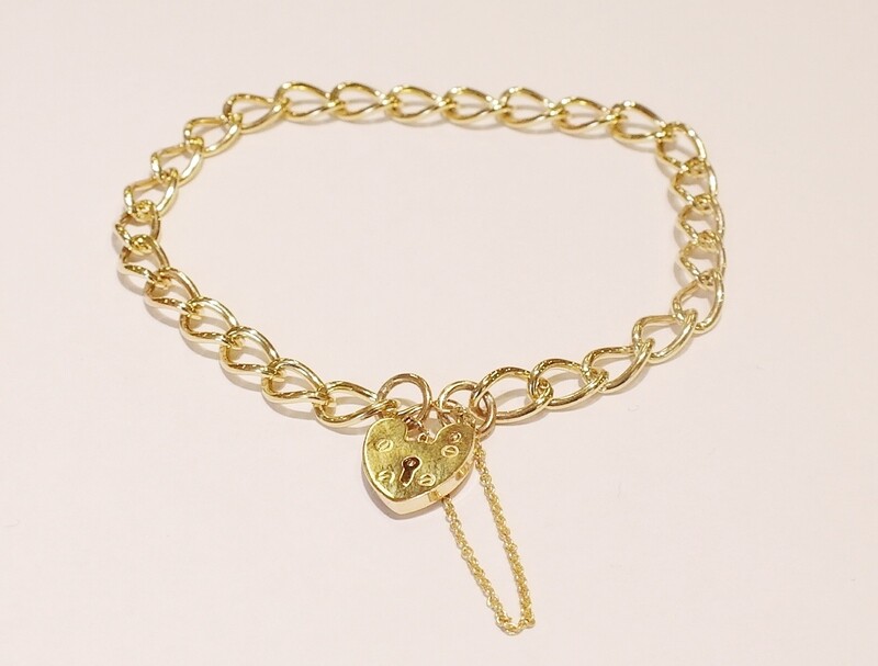 9ct yellow gold bracelet