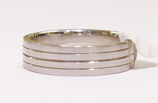 Palladium 6mm flat court band
