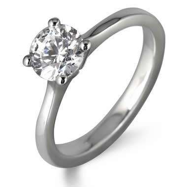 Platinum Solitaire Diamond Ring