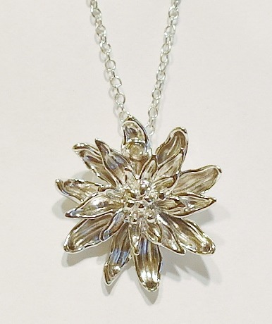 Sterling silver Hot Diamond pendant