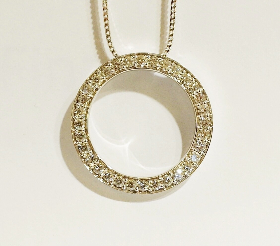 Diamond Circle Pendant