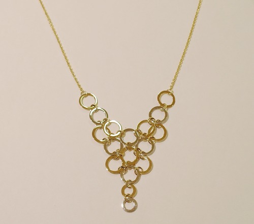 9ct two colour necklace