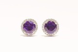 Amethyst earrings