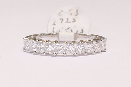 18ct white gold diamond eternity ring