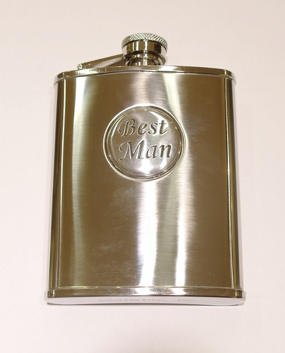 6oz stainless steel hip flask