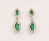 Emerald earrings