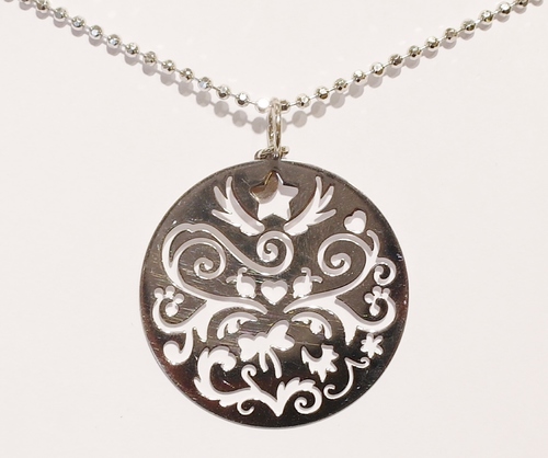 Sterling silver Zinzi pendant