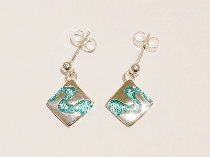 Sterling silver Ortak earrings