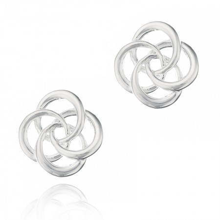 Sterling silver Molly brown petite earrings