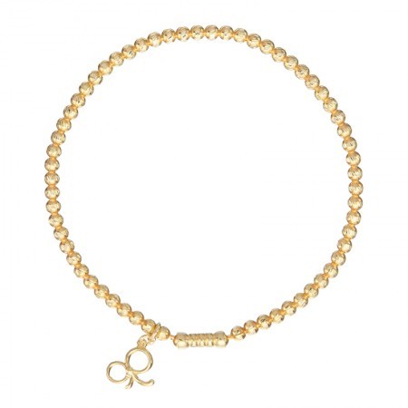 Sterling silver Molly brown 'bubble' bracelet(gold plated)