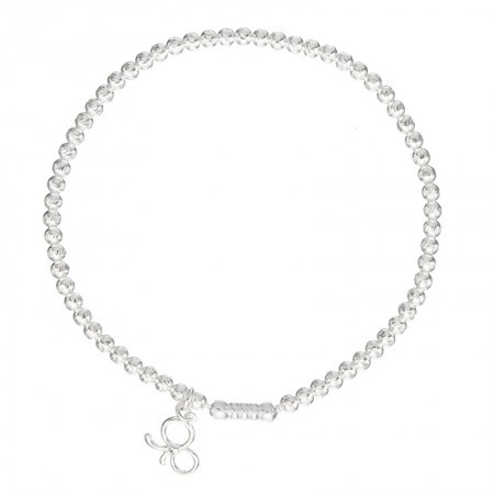 Sterling silver Molly brown 'bubble' bracelet