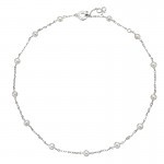 Sterling silver Molly brown necklace