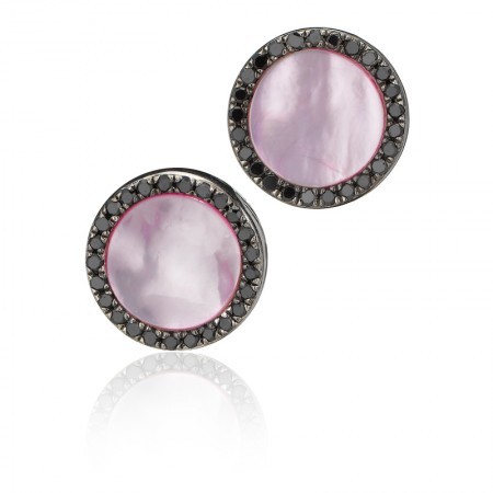 Sterling silver Molly brown earrings