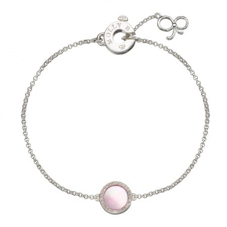 Sterling silver Molly brown bracelet