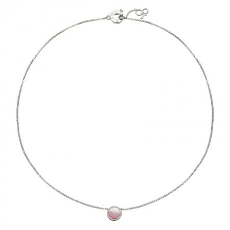 Sterling silver Molly brown necklace