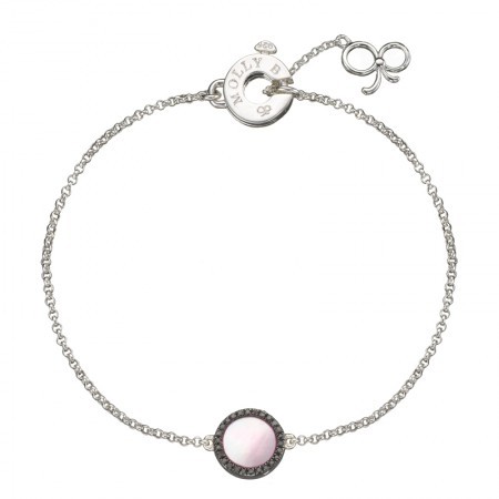 Sterling silver Molly brown bracelet