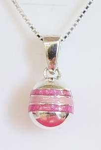 D for Diamonds child's pendant and chain