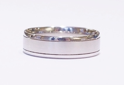 6mm palladium court band