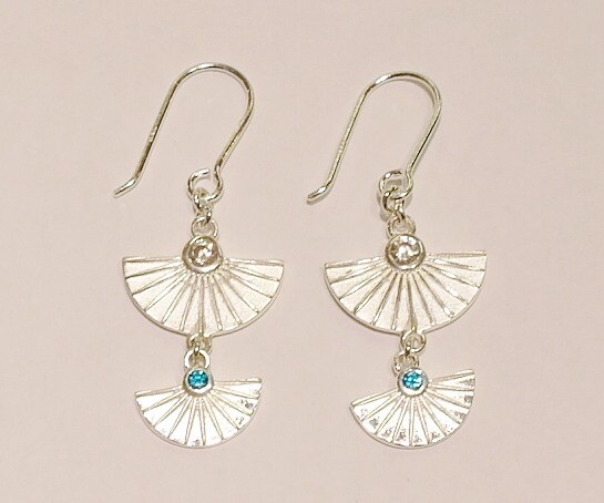 Sterling silver Ortak earrings