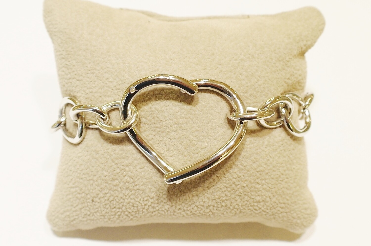 Sterling silver Hot Diamond bracelet