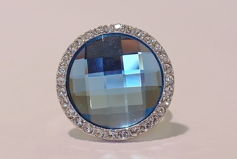 Zinzi silver swarovski crystal ring