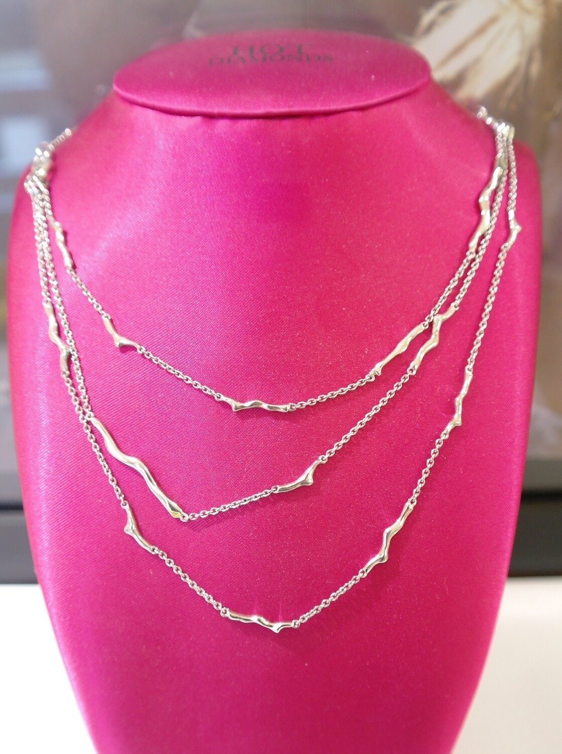 Sterling silver Hot Diamond necklace