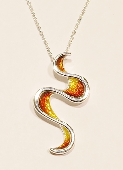 Sterling silver Ortak pendant