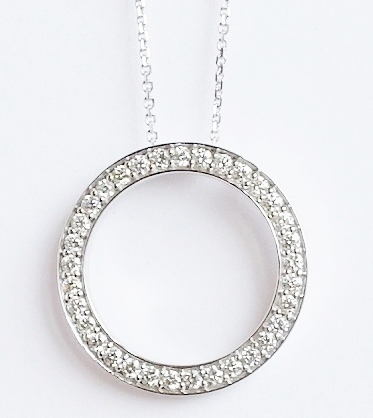 Diamond Circle Pendant