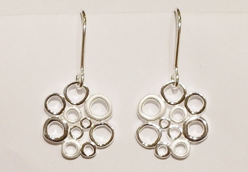 Sterling silver Ortak earrings