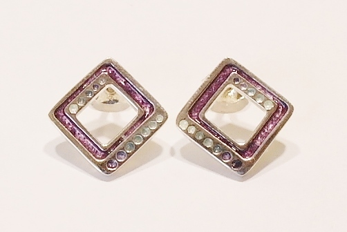 Sterling silver Ortak earrings
