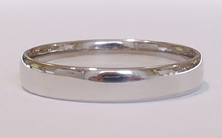 4mm platinum court band