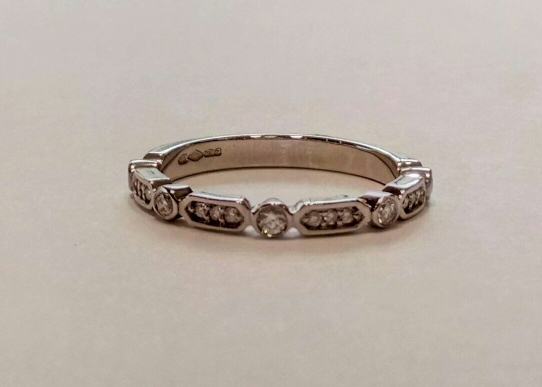 Platinum Eternity style ring