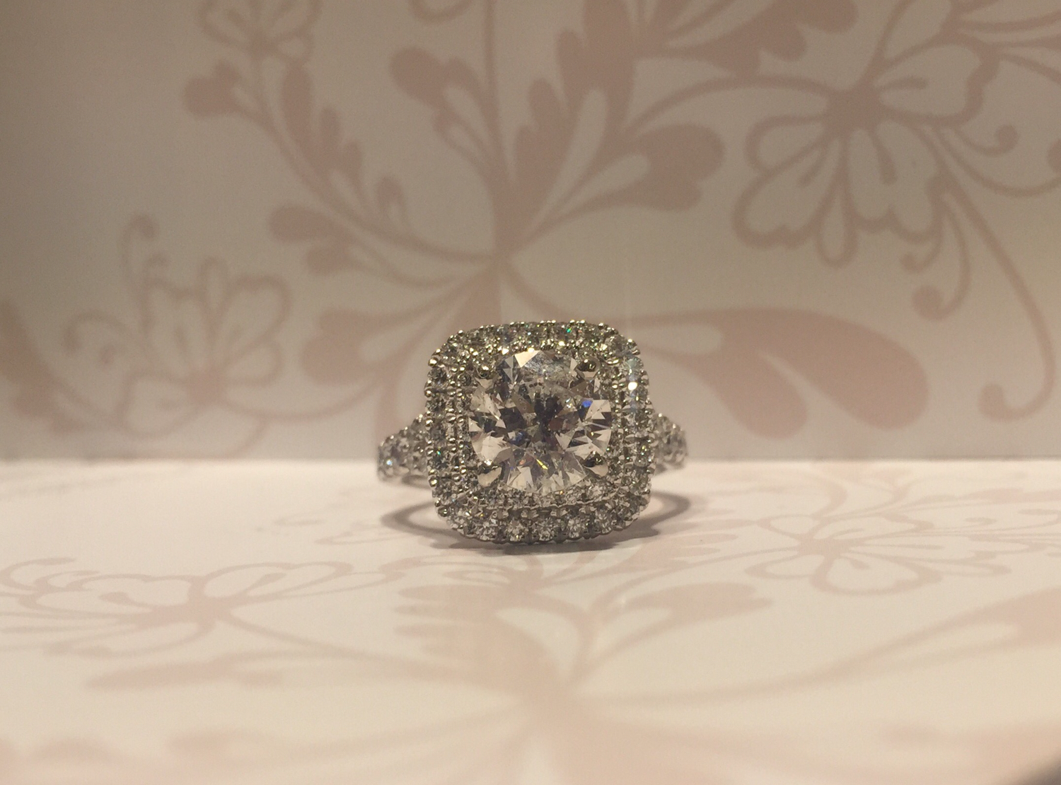 18ct white gold diamond ring