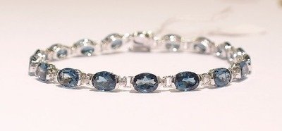 Blue topaz bracelets