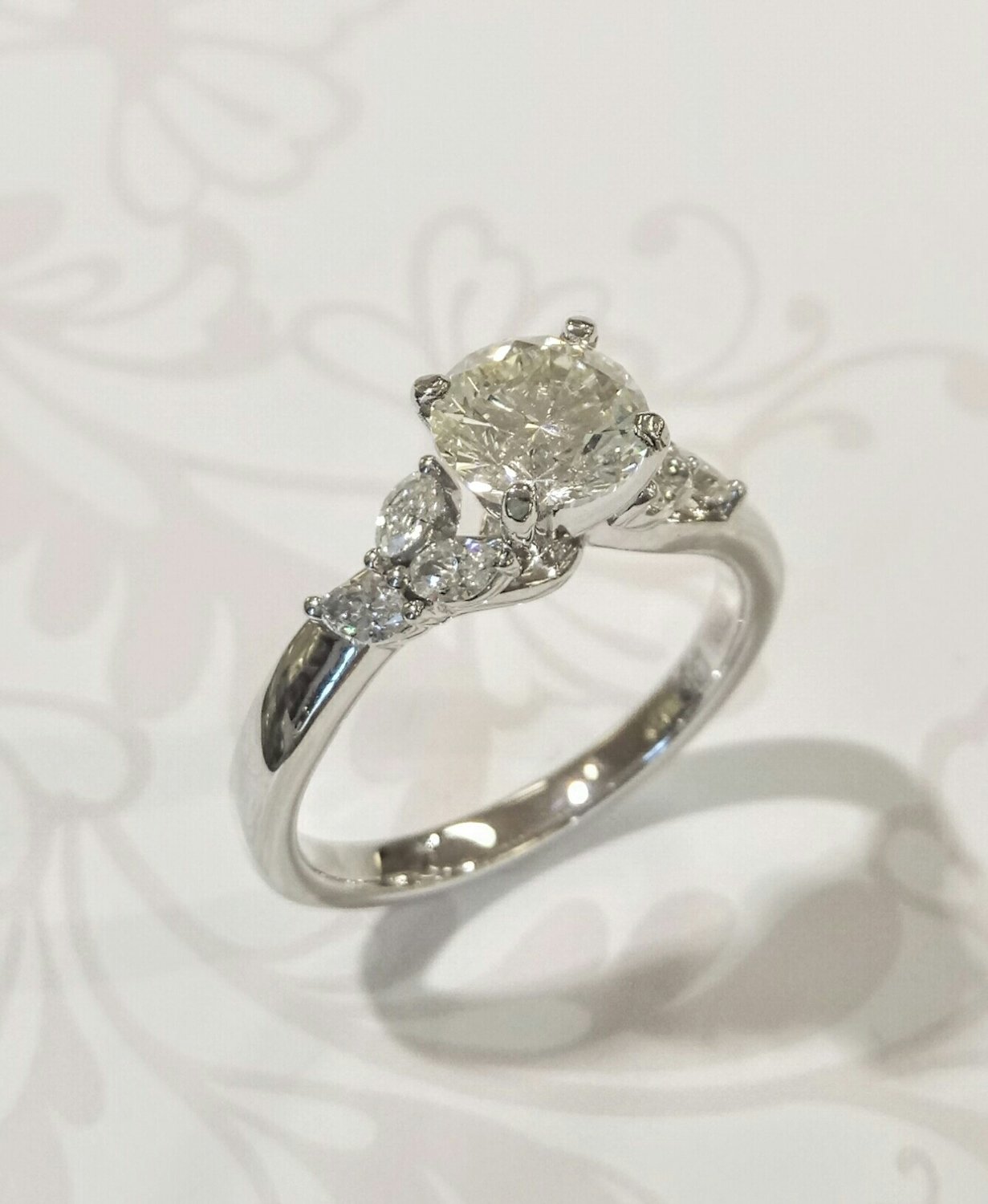 Platinum diamond ring