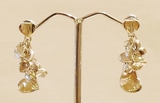 Silver earrings
