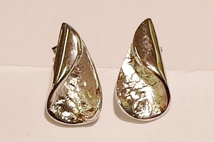 Silver Sueno earrings