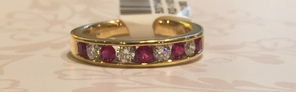 18ct gold diamond ring