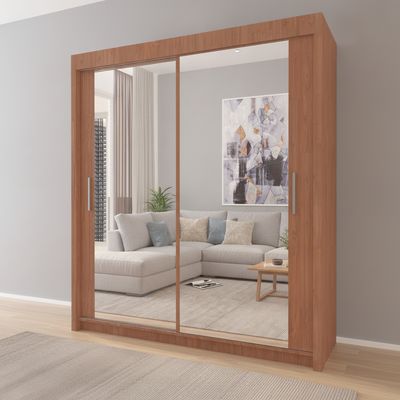 Milan Sliding Mirror Door Wardrobe