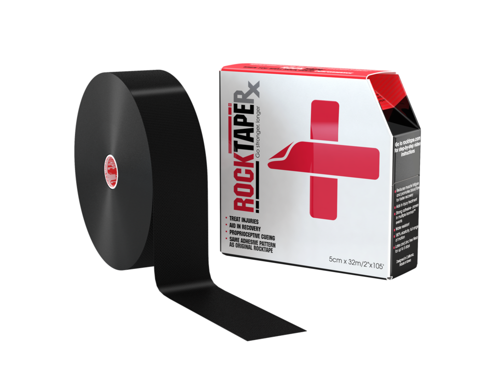 Кинезиотейп RockTapeRx (5см×32м) черный Кинезиотейп RockTapeRx (5см×32м) черный