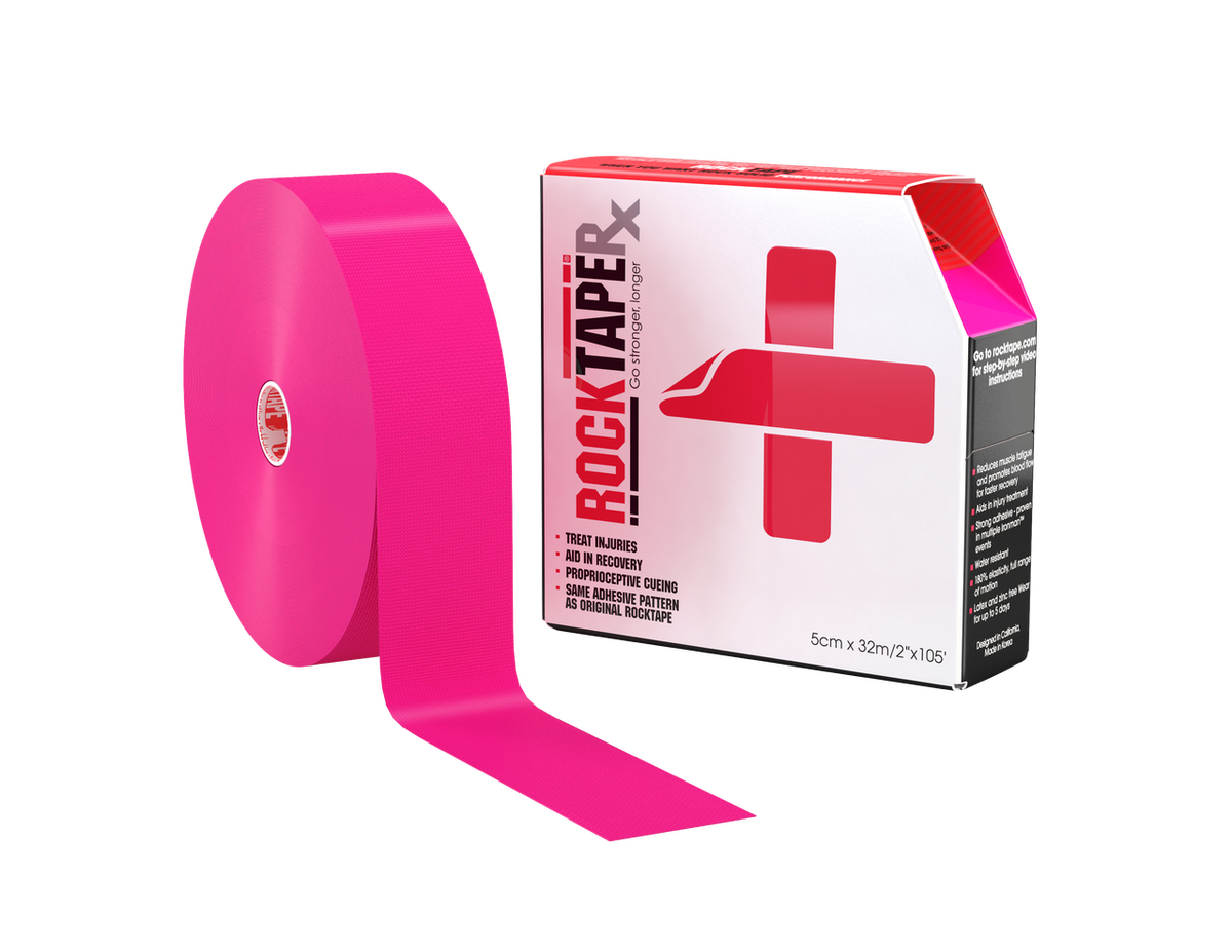 Кинезиотейп RockTapeRx (5см×32м) розовый Кинезиотейп RockTapeRx (5см×32м) розовый