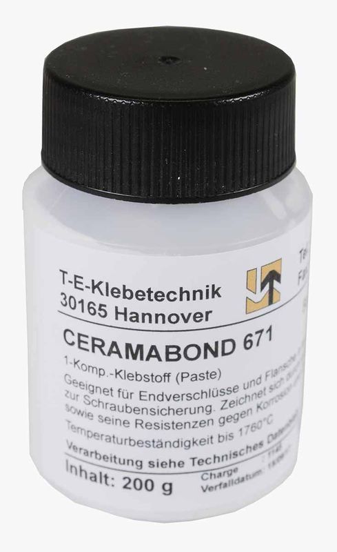 Ceramabond 671 – 1K Hochtemperatur-Keramikklebstoff
