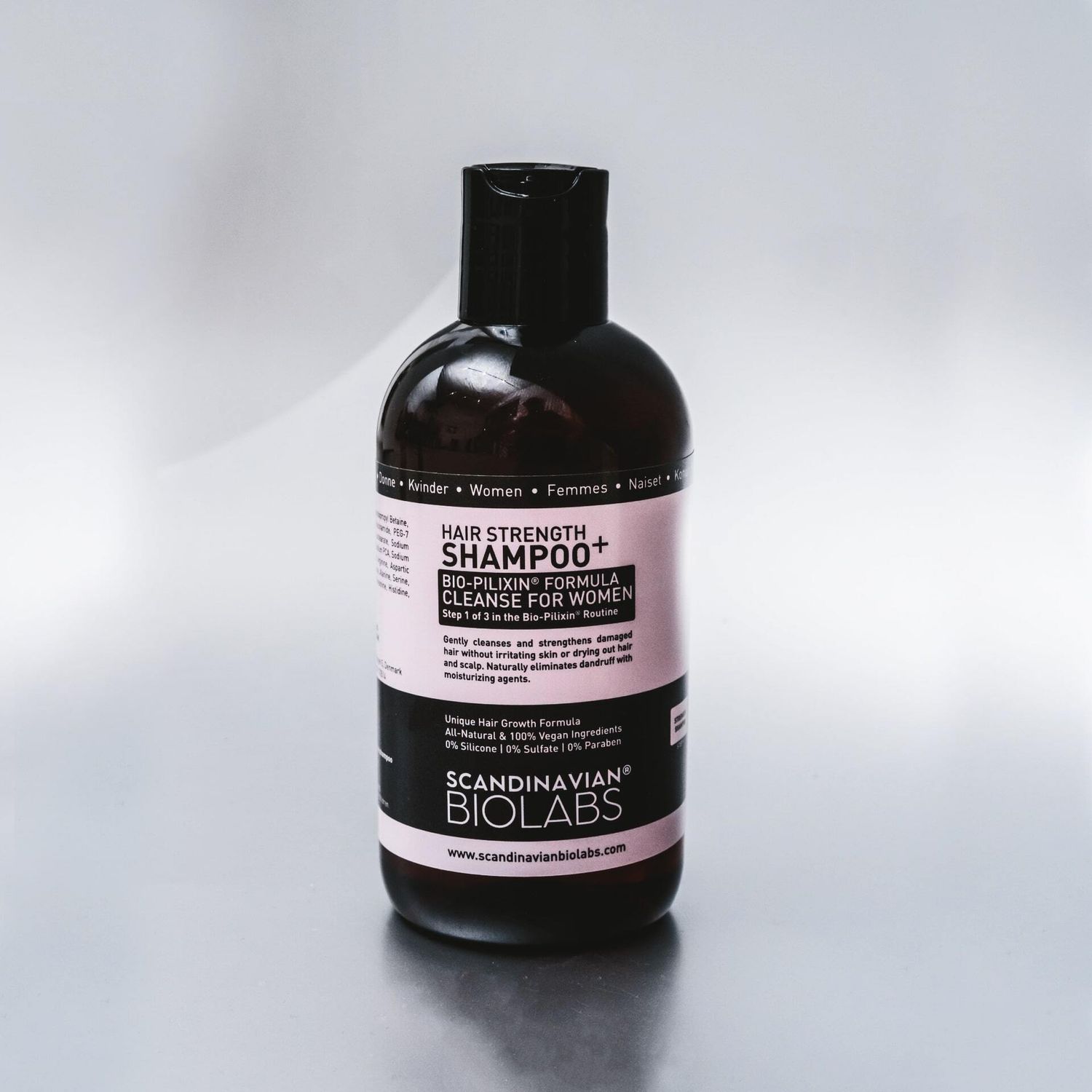 EXEMPLE. Shampooing de renforcement des cheveux pour les femmes