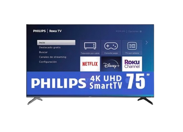 Philips Smart TV 75’ Roku TV